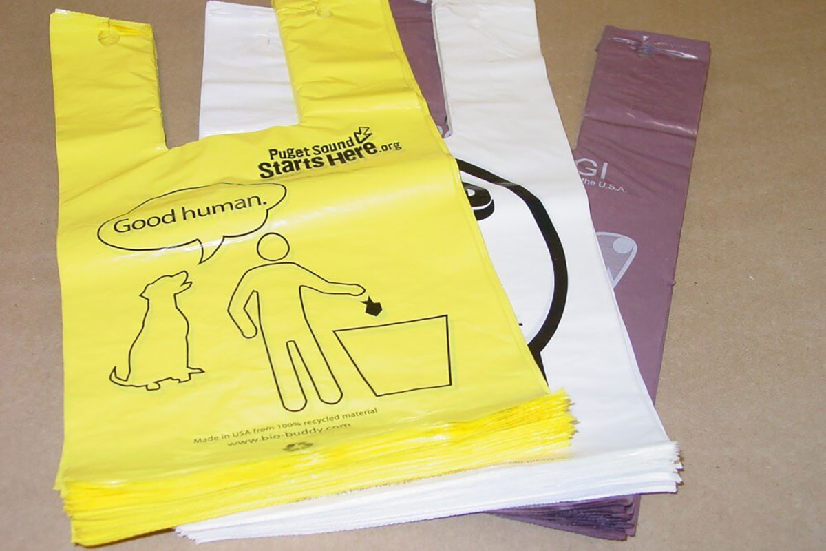 Printed Hanging Dog Waste Bags