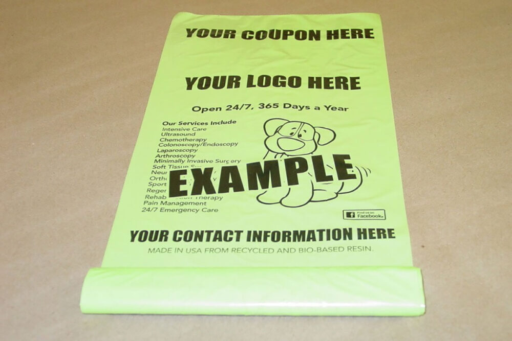 Removable Coupon Dog Waste Bags